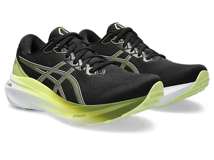Asics Kayano 30 Black/Glow Yellow