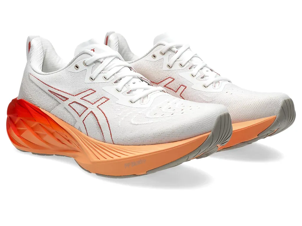 Buy Asics Novablast White/Moonrock Hype Fly India