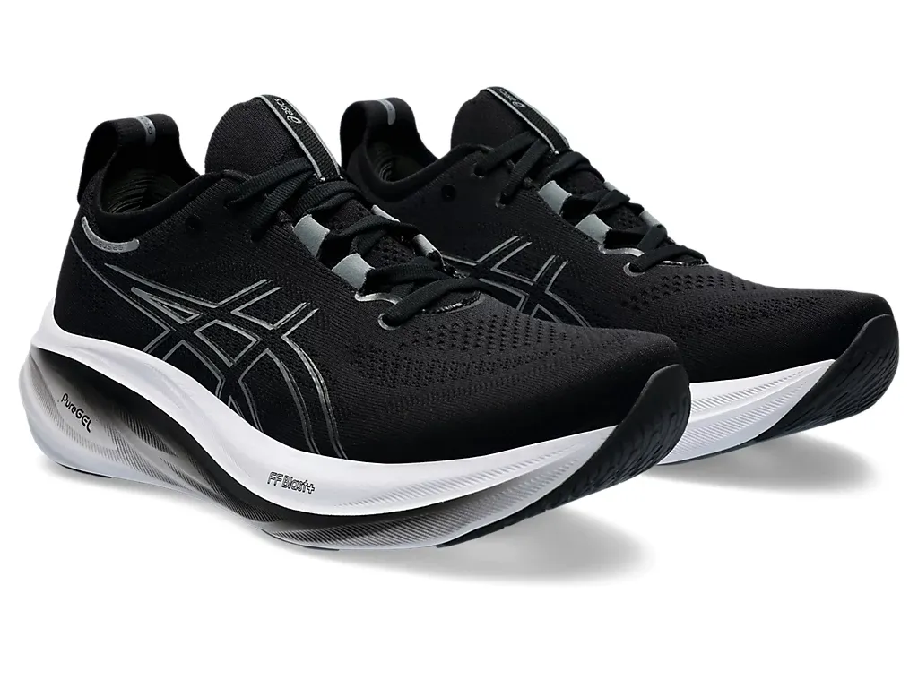 Asics Gel Nimbus 26 Black/Graphite Grey Shipping Across India