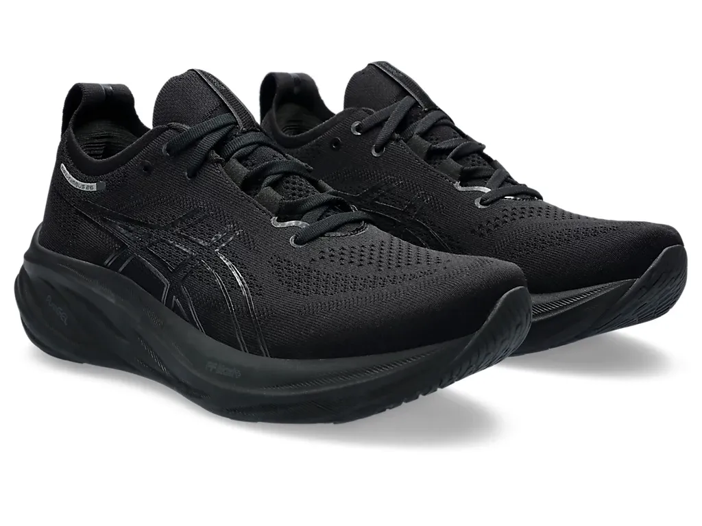 Buy Asics Gel Nimbus 26 Black/Black Hype Fly India