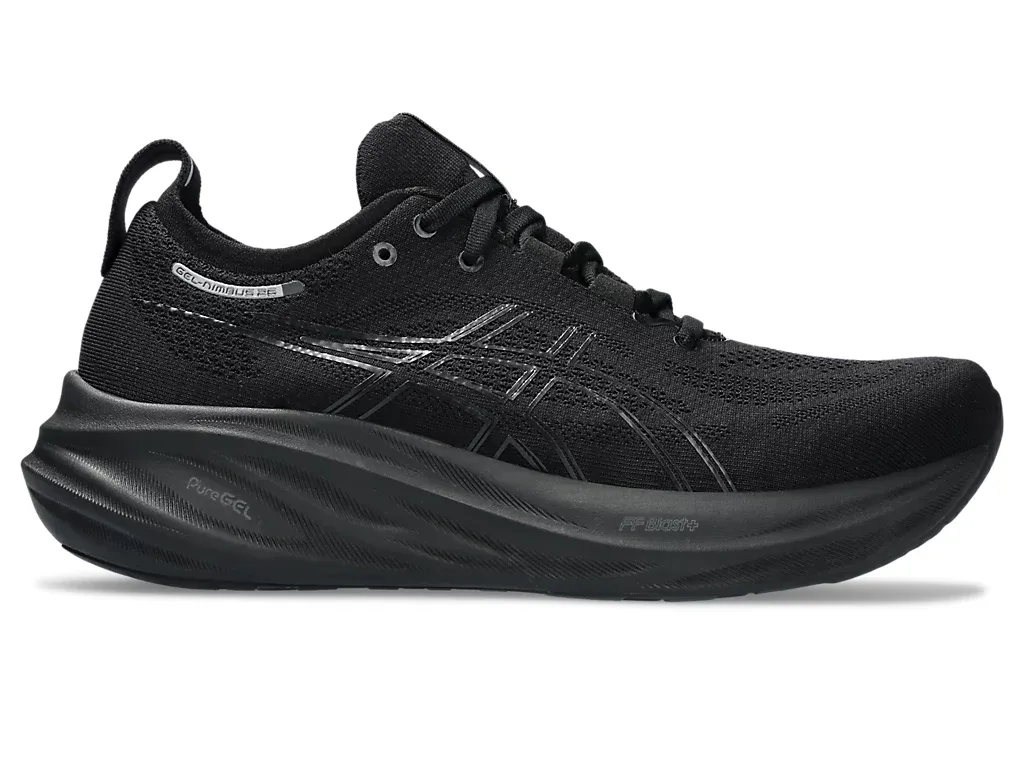 Buy Asics Gel Nimbus 26 Black/Black Hype Fly India