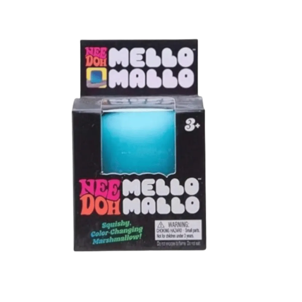 NeeDoh Mello Mallo Squishy Fidget Toy Blue