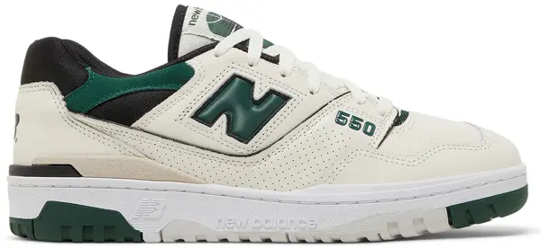 New Balance 550 Sea Salt Pine Green