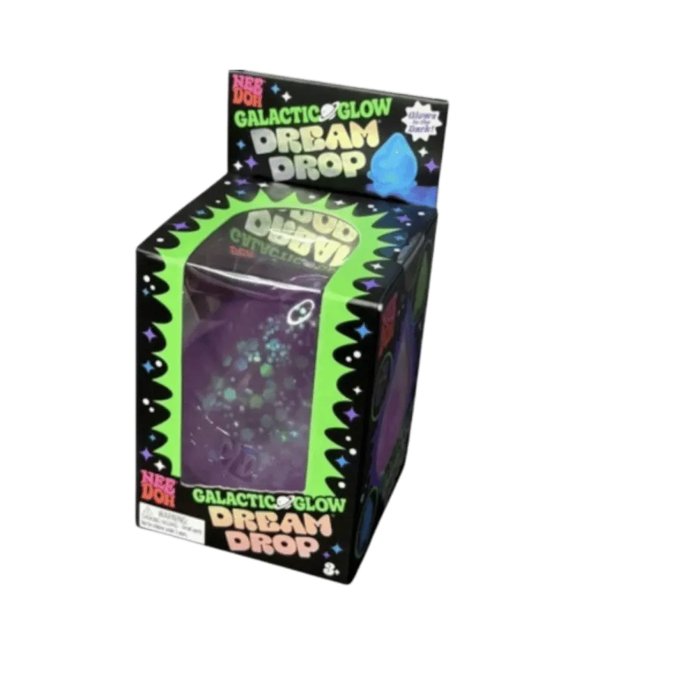 NeeDoh Galactic Glow Dream Drop Squishy Fidget Toy Nebula Haze