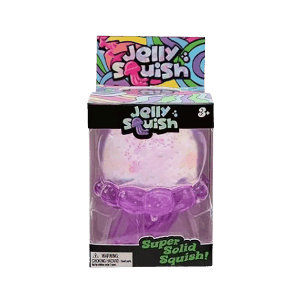 NeeDoh JellySquish Squishy Fidget Toy Purple