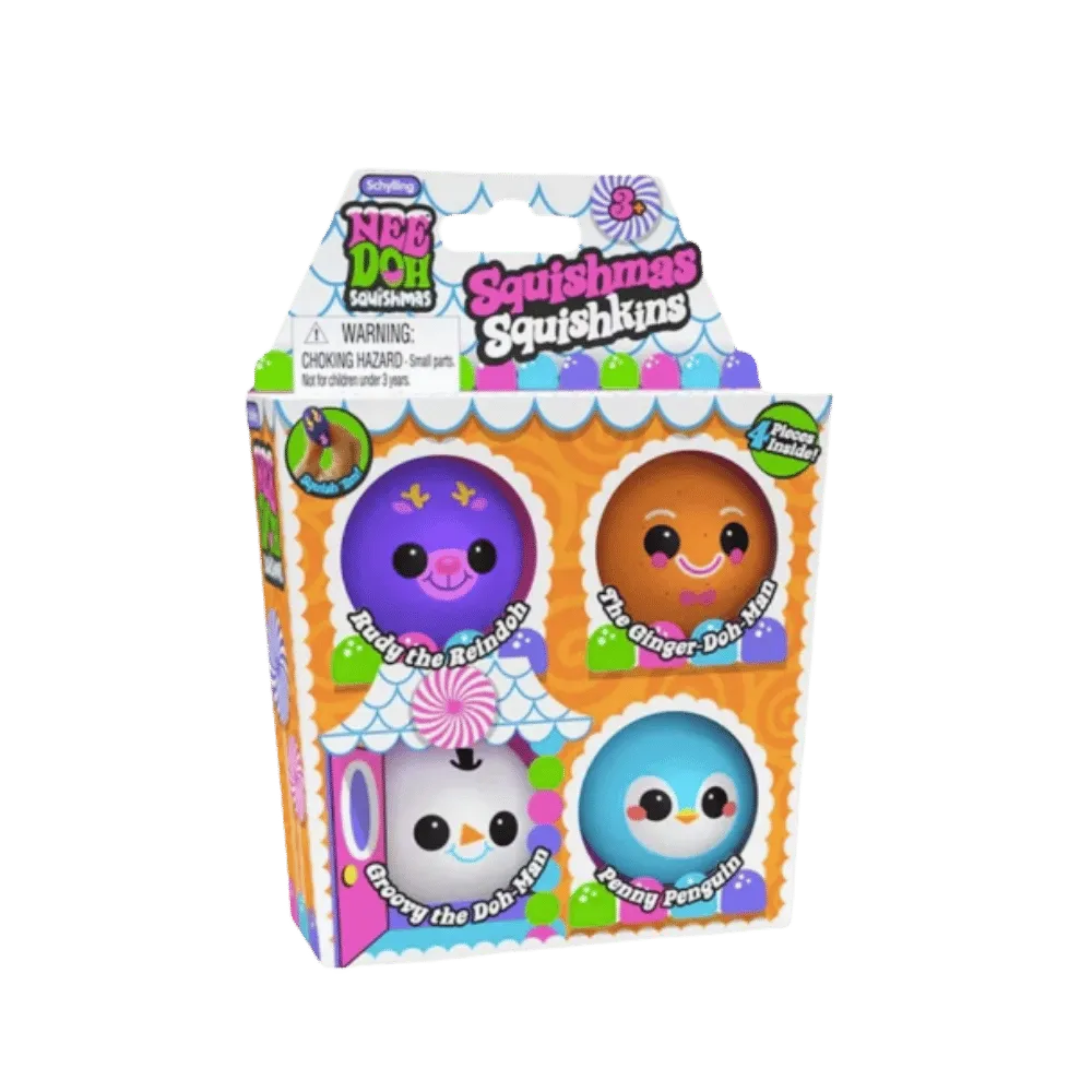 NeeDoh Squishmas Squishkins Squishy Fidget Toy
