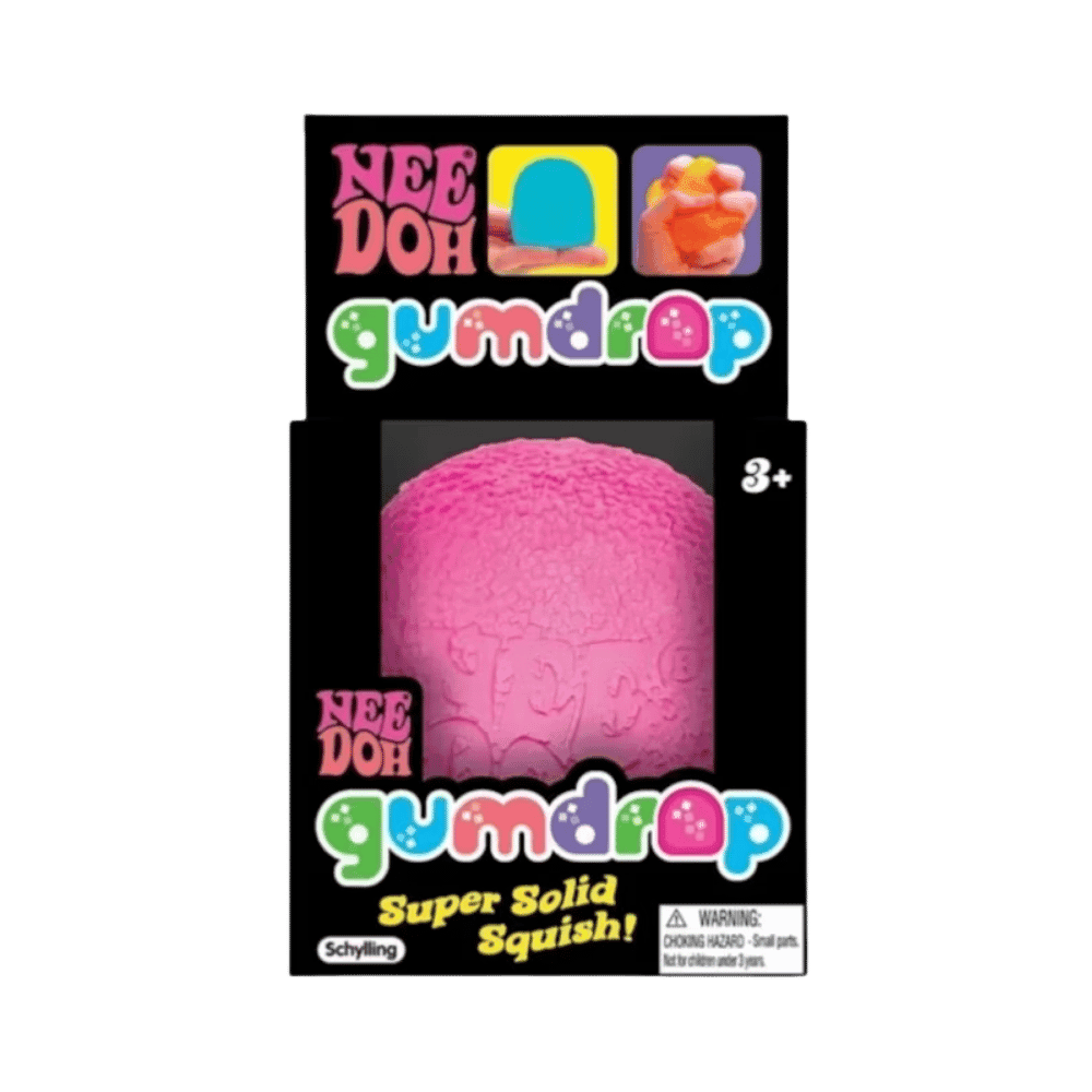 NeeDoh Gumdrop Squishy Fidget Toy Pink