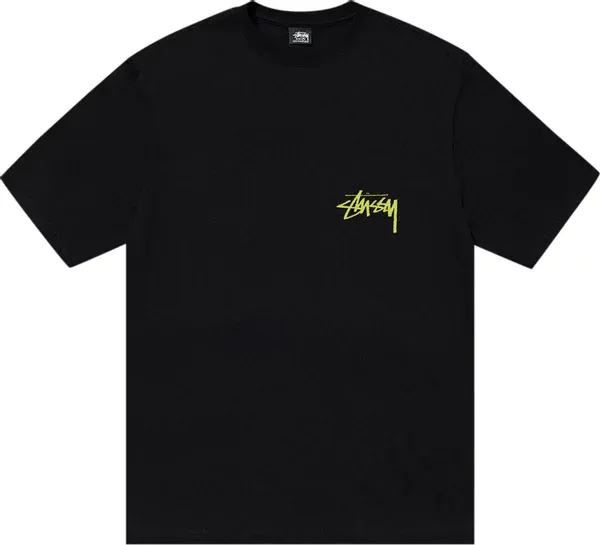 Stussy Beat Crazy Tee 'Black'