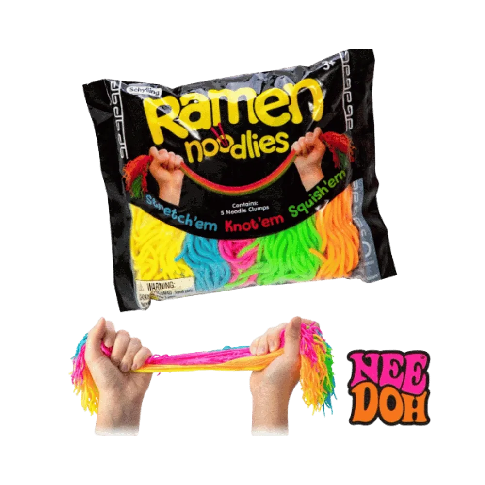NeeDoh Noodlies Squishy Fidget Toy Multicolor