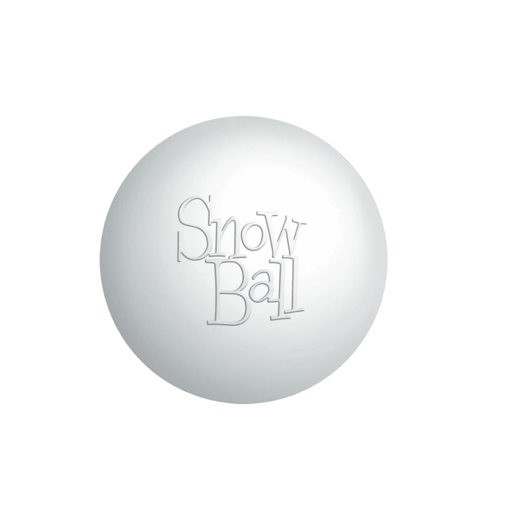 NeeDoh Snowball Crunch Squishy Fidget Toy White
