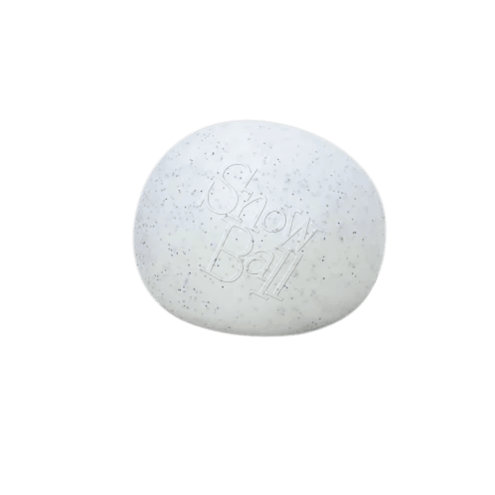NeeDoh Snowball Crunch Squishy Fidget Toy White
