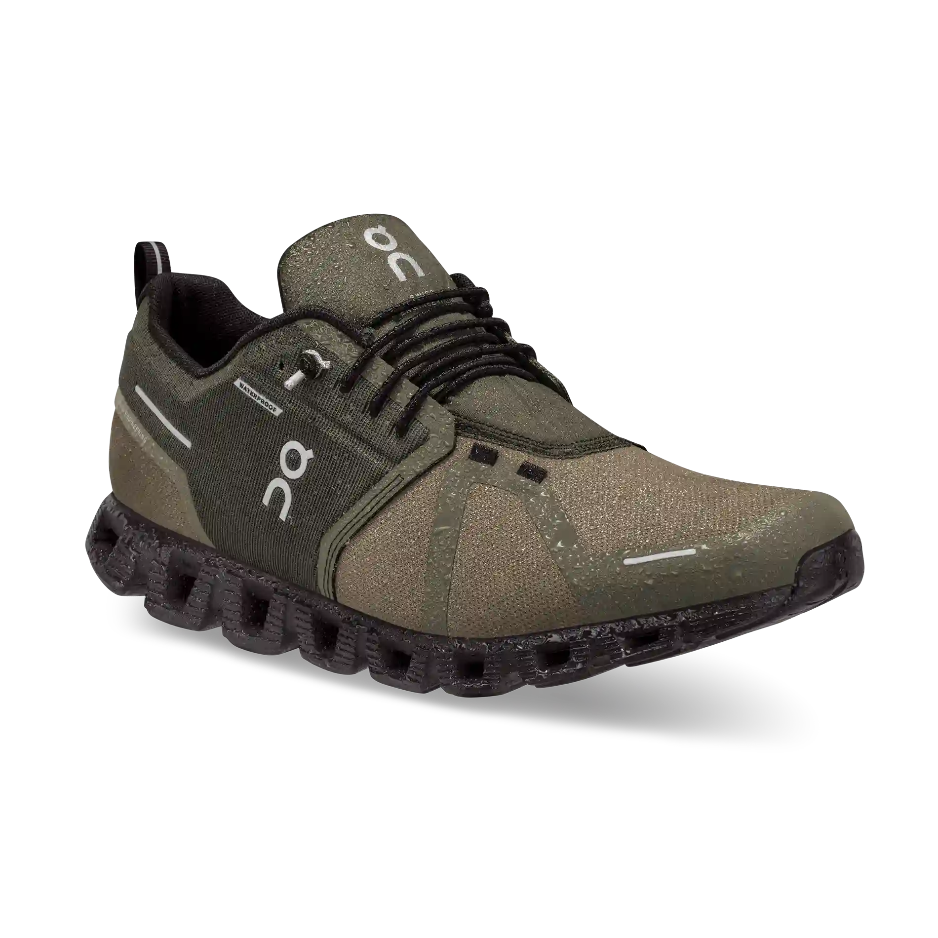 On Running Cloud 5 Waterproof Olive Black | Hype Fly India