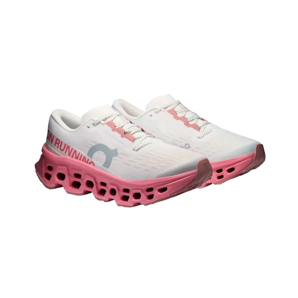 On Running Cloudmonster 3 Ivory Camellia