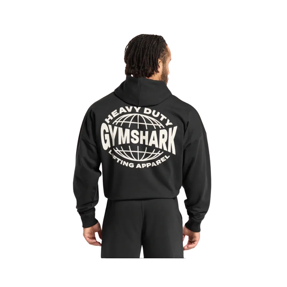 Gymshark Heavy Duty Apparel Hoodie Oversized Fit Black