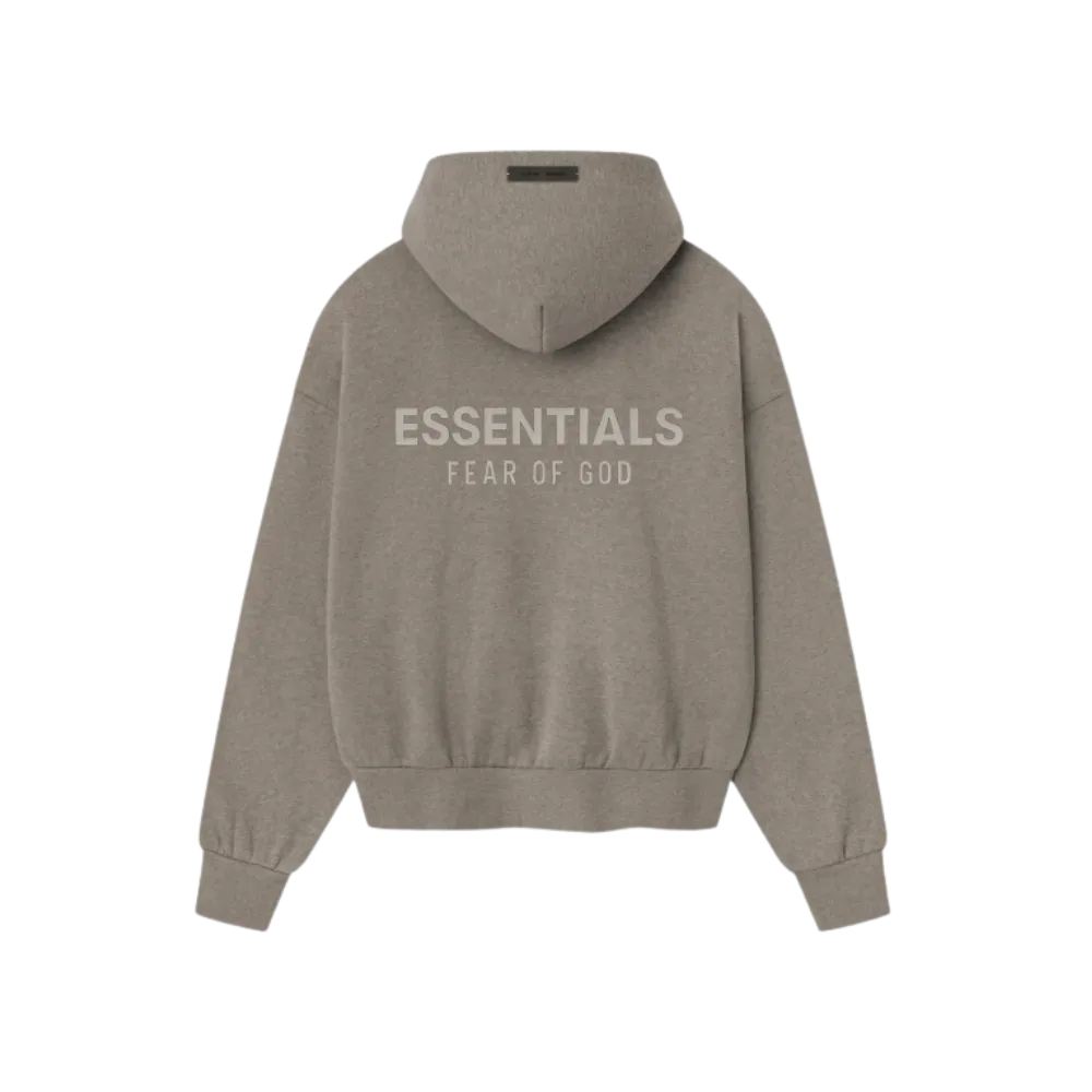 Fear Of God Essentials SS25 Classic Fleece Hoodie- Homestead Heather ...