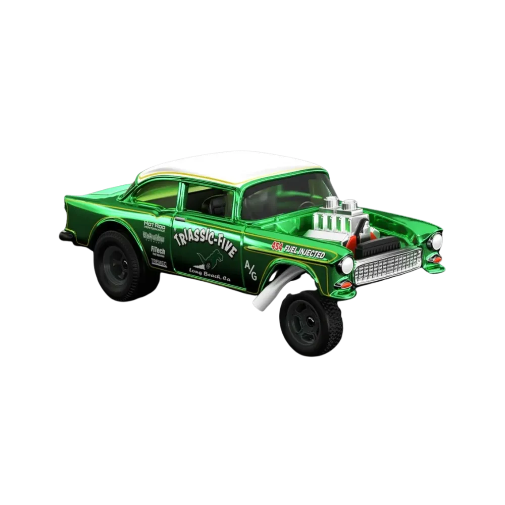 Hot Wheels Hwc Special Edition ‘55 Chevy Bel Air Gasser Triassic-Five Dino