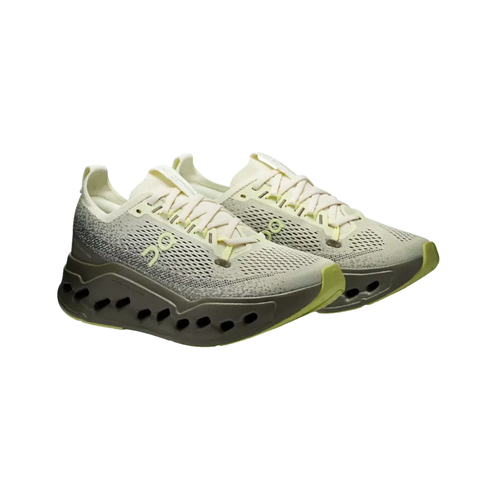On Running Cloudsurfer Max Wide Seedling Olive