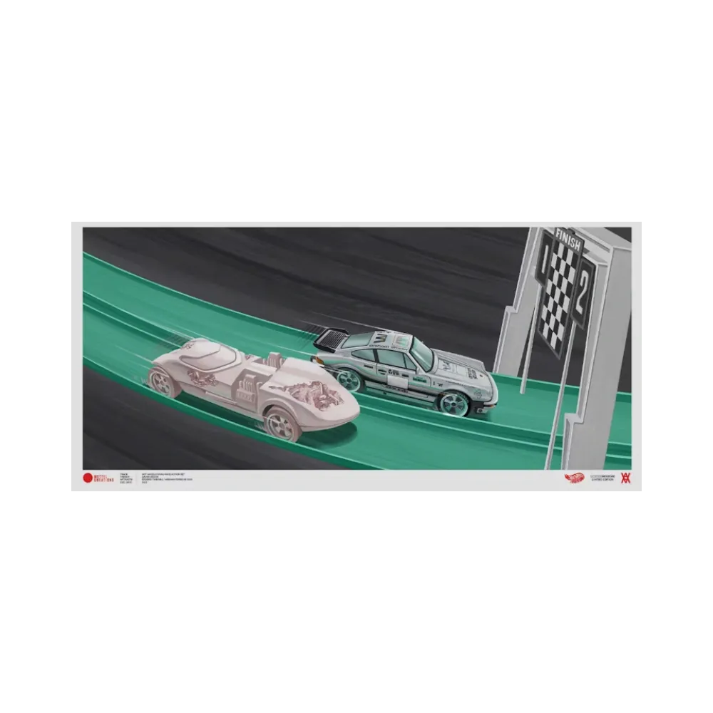 Hot Wheels X Daniel Arsham Legends Archive Lap 3 Poster