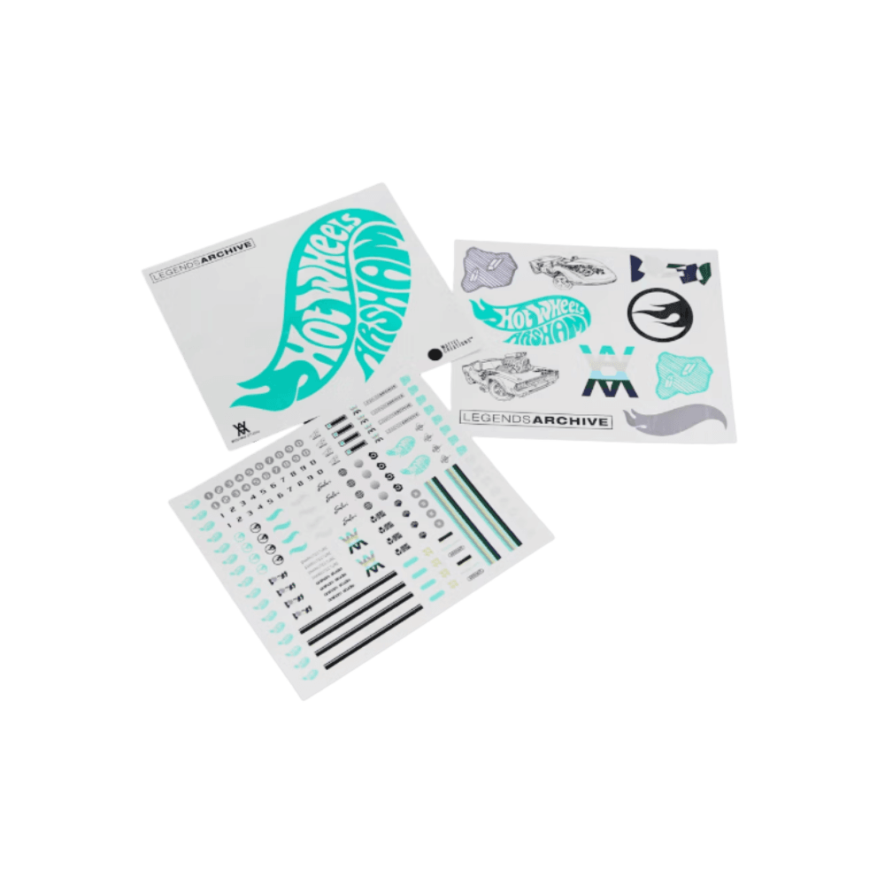 Hot Wheels X Daniel Arsham Patches & Sticker Set