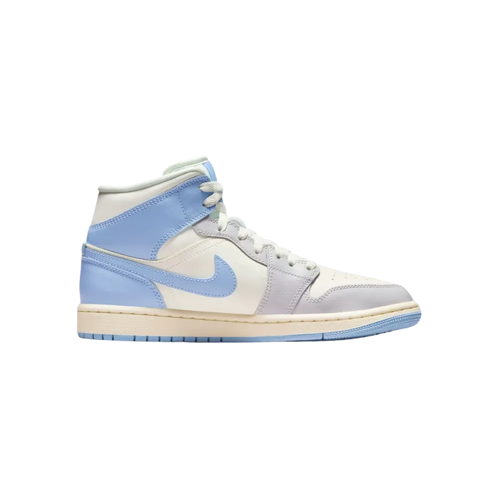 Air Jordan 1 Mid Psychic Blue Sail Coconut Milk