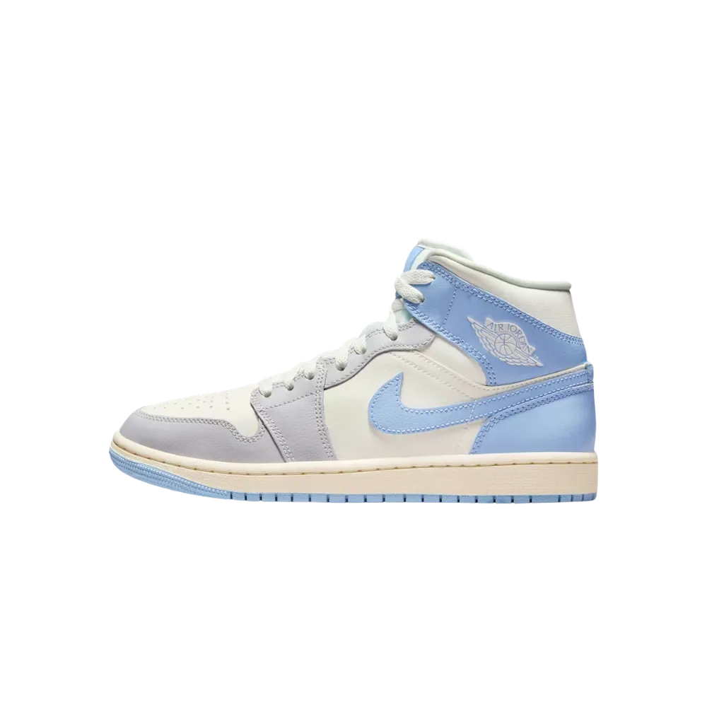 Air Jordan 1 Mid Psychic Blue Sail Coconut Milk