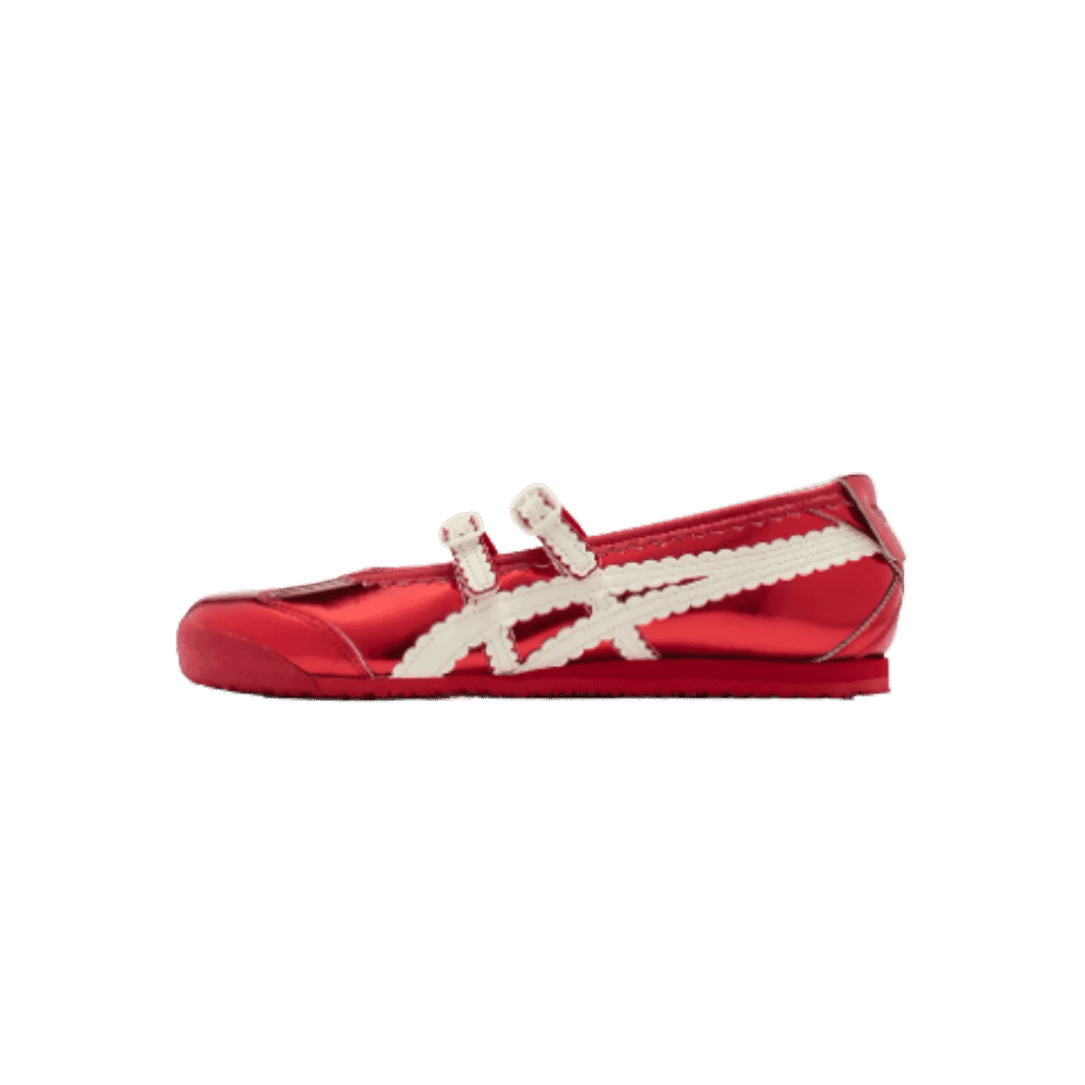 Onitsuka Tiger MEXICO 66 TGRS レッド Onitsuka Tiger Mexico 66 TGRS - Metallic Pack Classic Red Cream