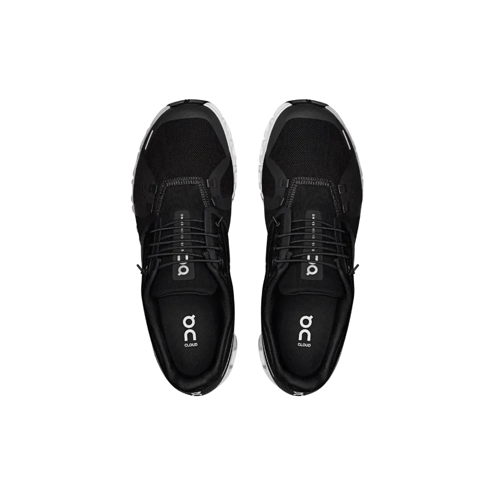 On Running Cloud 6 Wide Black White
