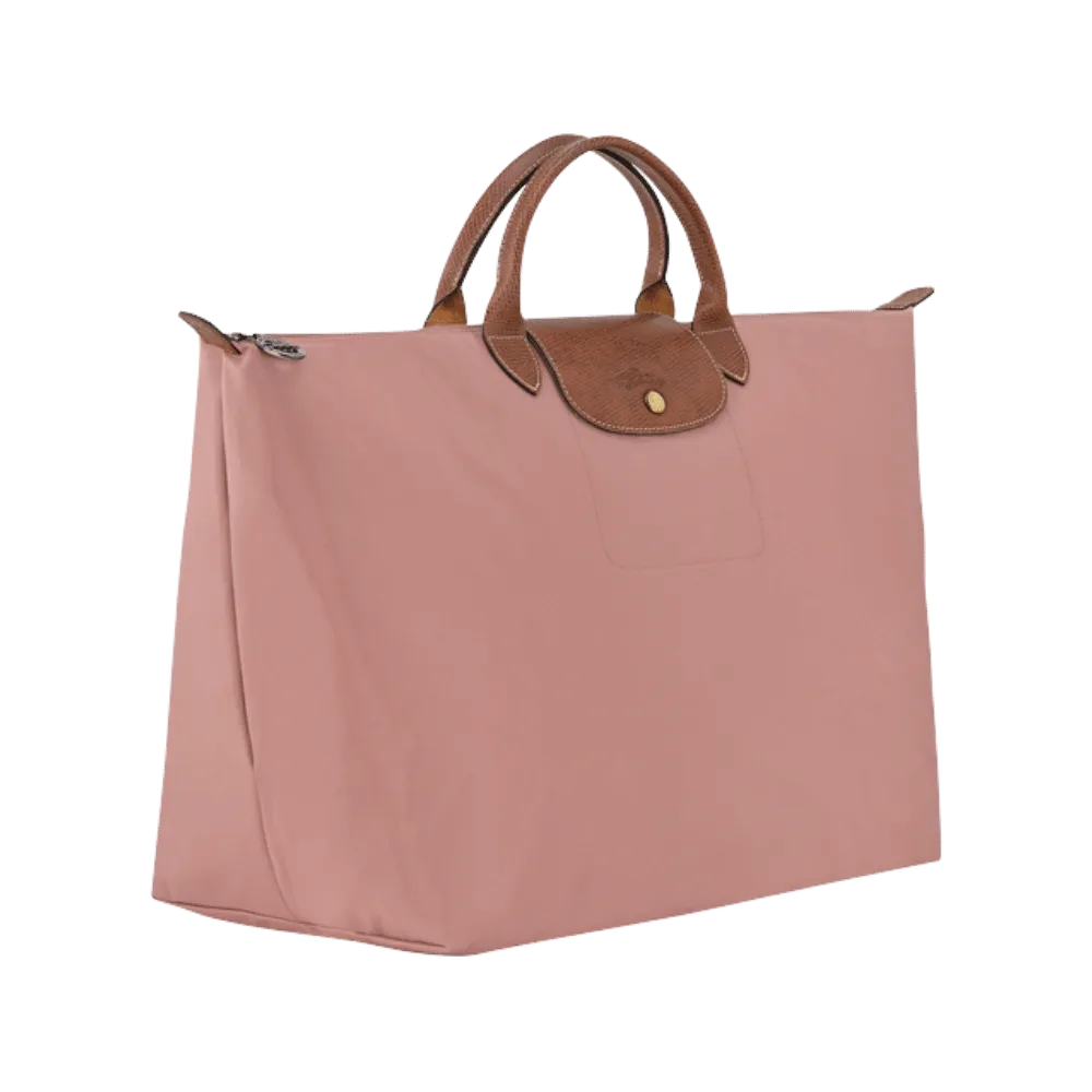 Longchamp Le Pliage Original M Handbag Pink Tea - Recycled Canvas