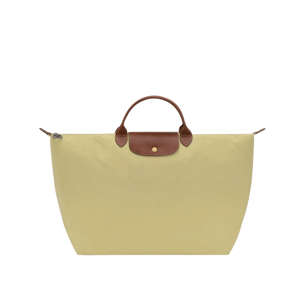 Longchamp Le Pliage Original L Travel Bag Pistachio - Recycled Canvas