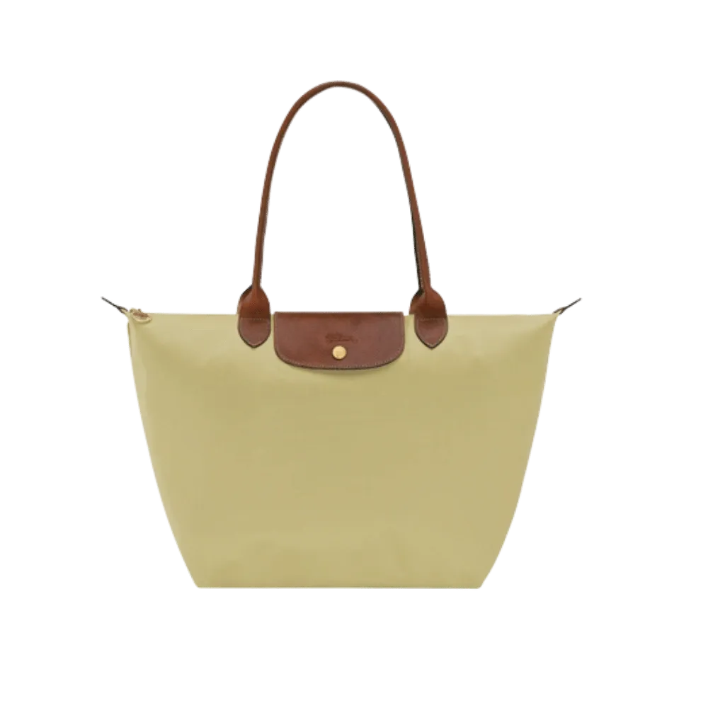 Longchamp Le Pliage Original M Tote Bag Pistachio - Recycled Canvas
