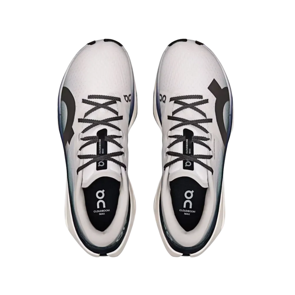 On Running Cloudboom Max White | Black | Hype Fly India