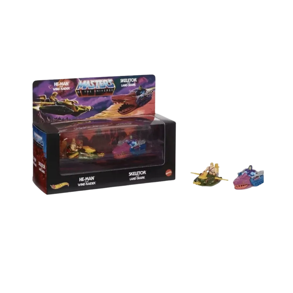 Hot Wheels Masters Of The Universe Wind Raider V.S. Land Shark Sdcc Exclusive