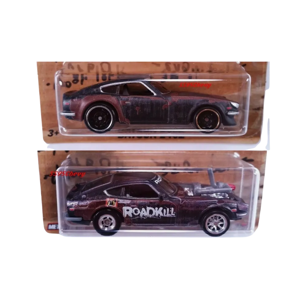 Hot Wheels Motortrend Roadkill Rotsun Custom '71 & Datsun 240z Set