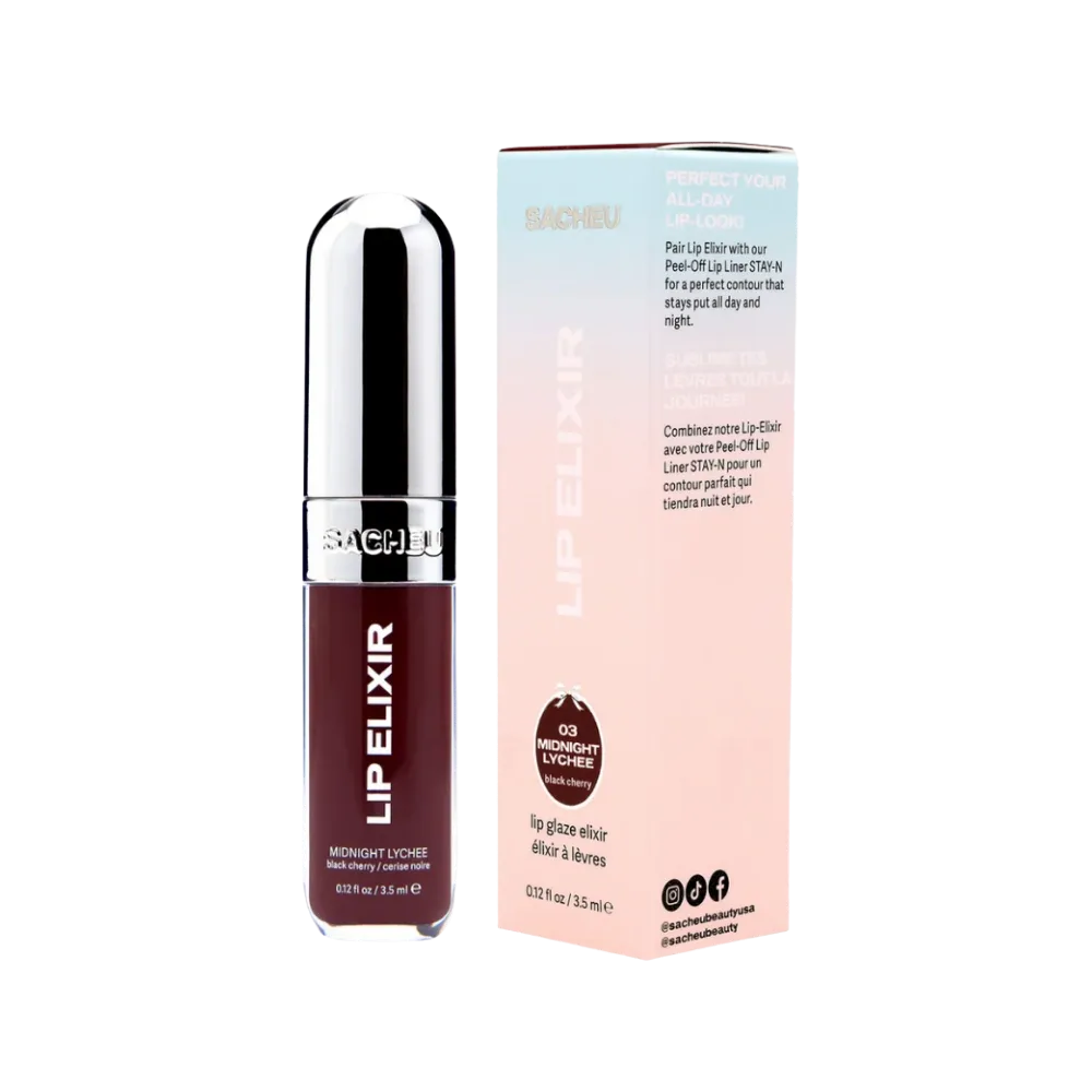 SACHEU Lip Glaze Elixir - Midnight Lychee