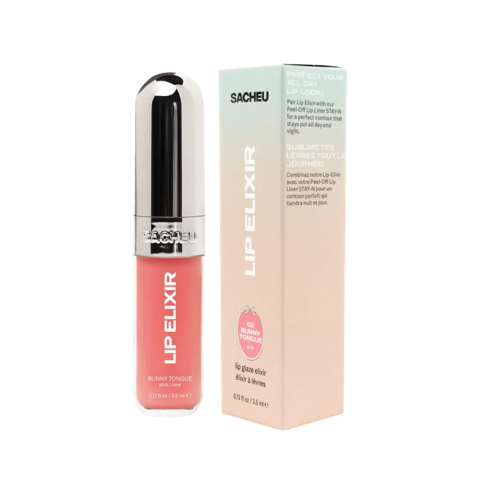 SACHEU Lip Glaze Elixir - Bunny Tongue