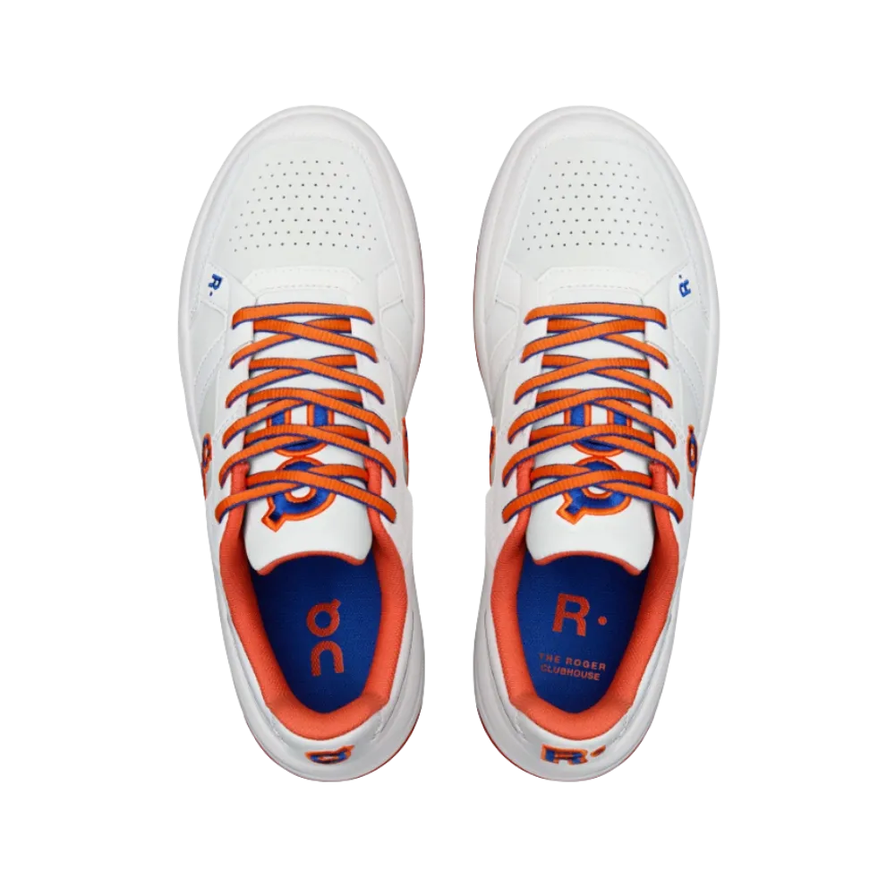On Running The Roger CH Varsity White Flame