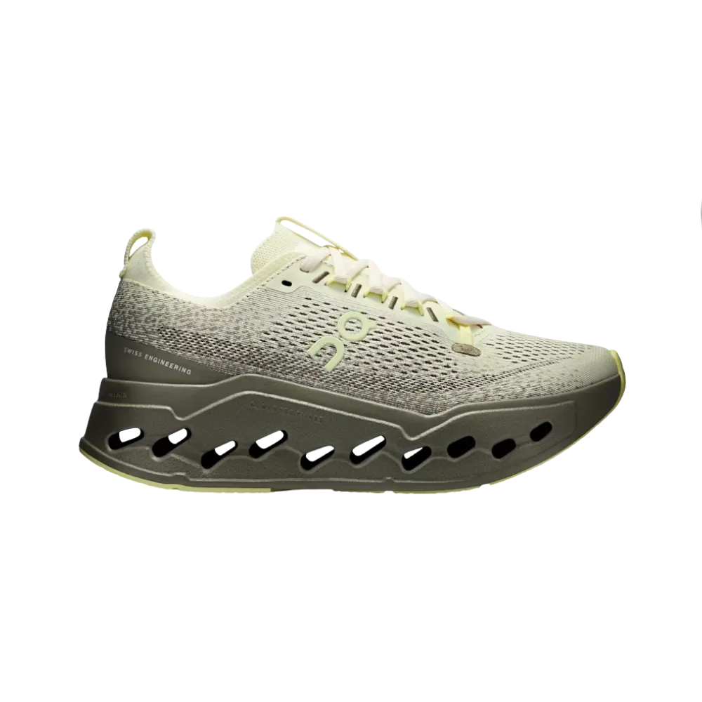 On Running Cloudsurfer Max Wide Seedling Olive