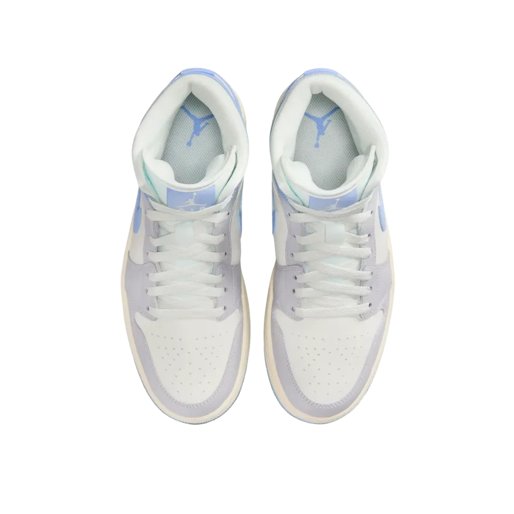 Air Jordan 1 Mid Psychic Blue Sail Coconut Milk
