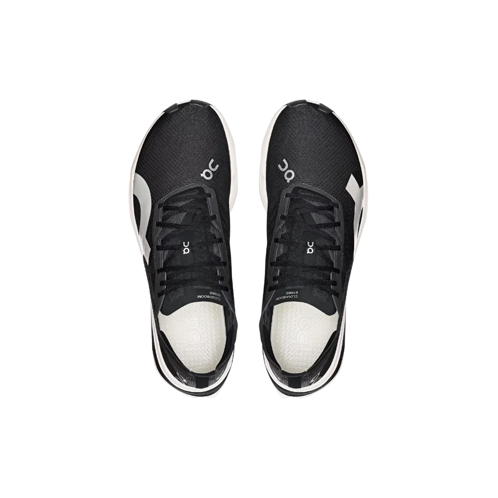 On Running Cloudboom Strike Black White