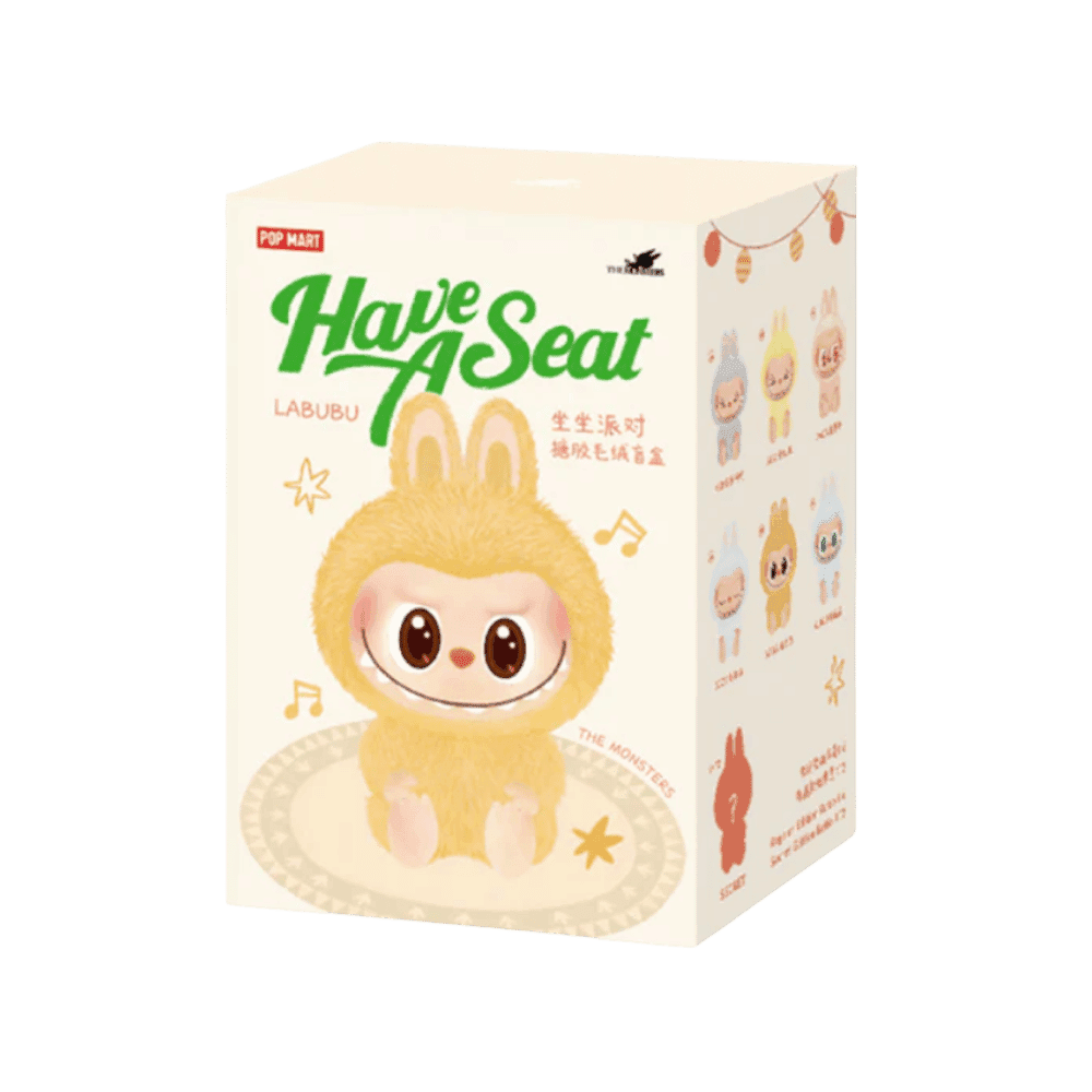 未開封正規品 THE MONSTERS (LABUBU) Have a Seat Pop Mart Labubu The Monsters Have a Seat Vinyl Plush Sealed Case