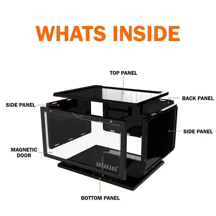 Clear Stack'Em Sneaker Crates | Shoe Crates (Side Drop)