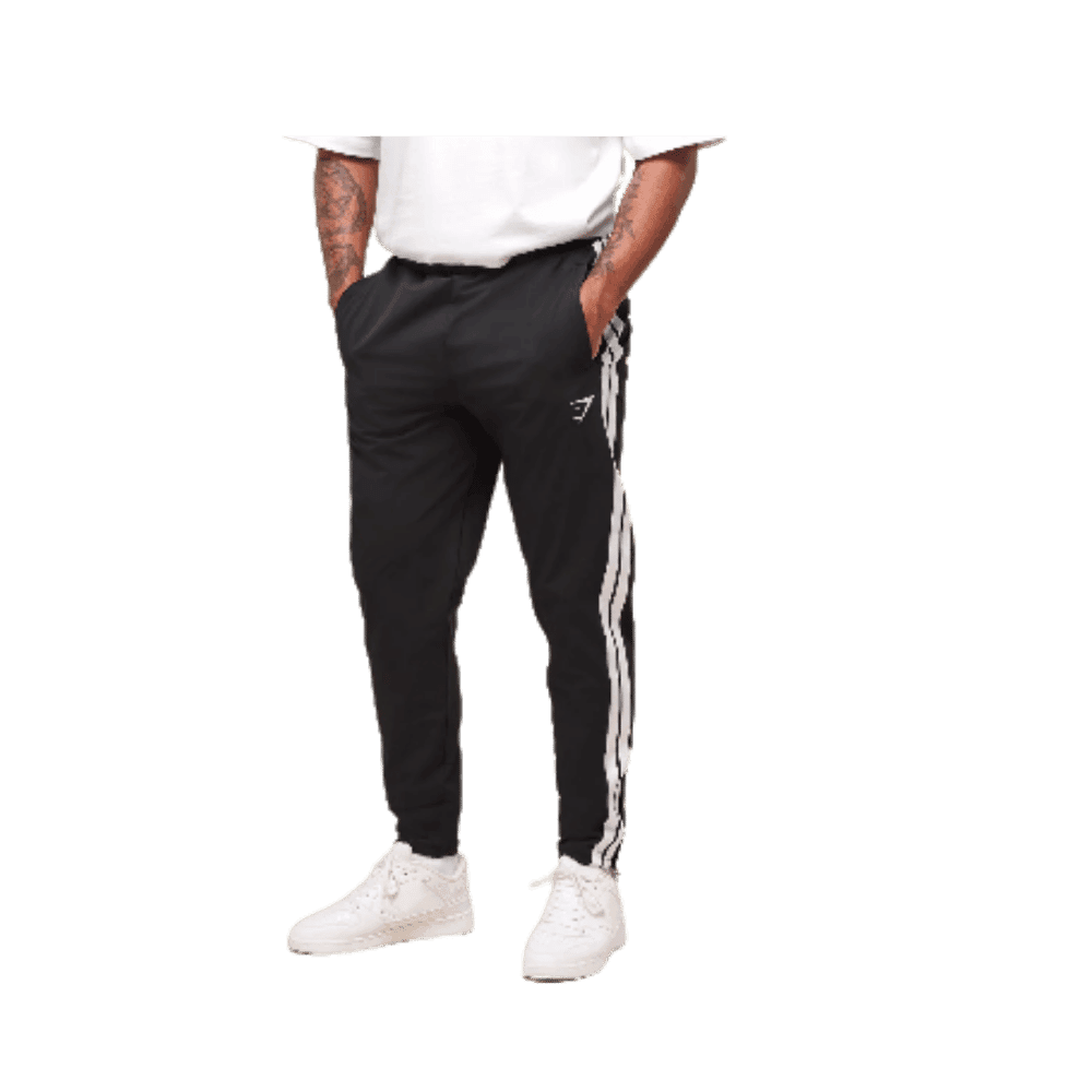 Buy Gymshark Retro Side Stripe Joggers Black Hype Fly India