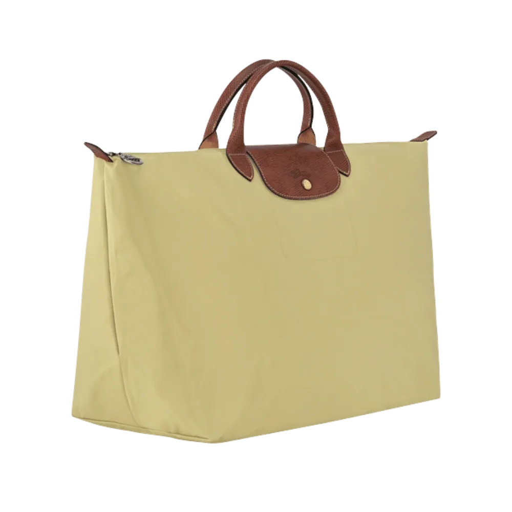 Longchamp Le Pliage Original L Travel Bag Pistachio - Recycled Canvas