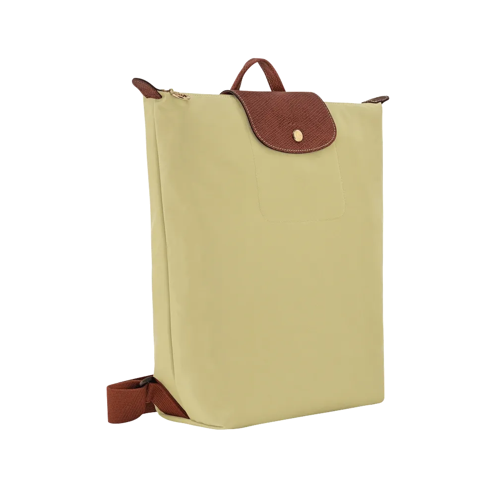 Longchamp Le Pliage Original M Backpack Pistachio - Recycled Canvas