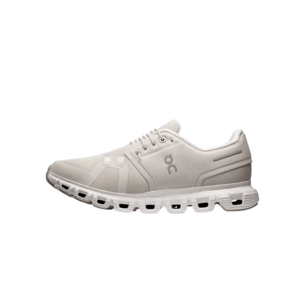 On Running Cloud 6 Wide Pearl White
