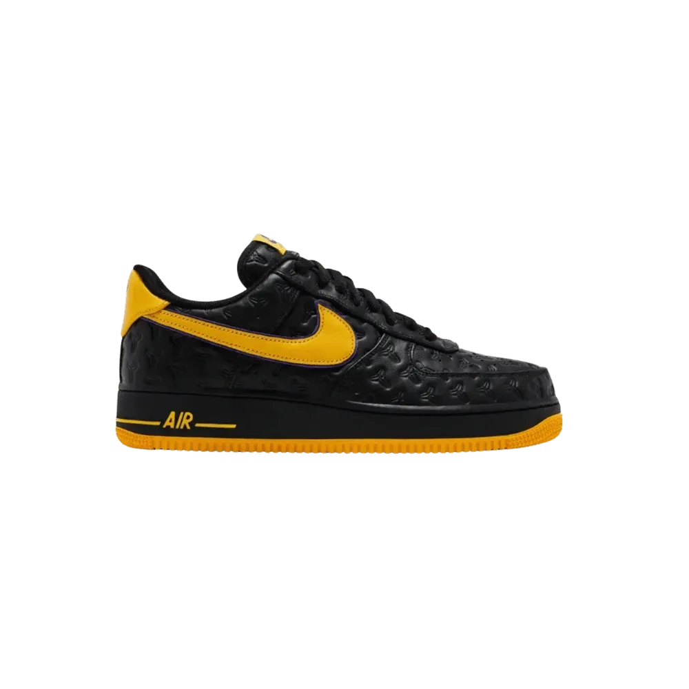 Kobe Bryant x Nike Air Force 1 Low Lakers Away Numbered