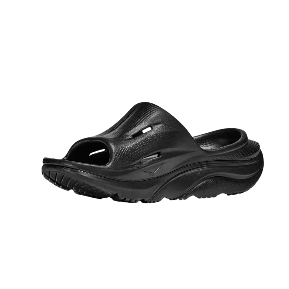 Hoka Ora Recovery Slide 3 Black Price in India | Culture Circle