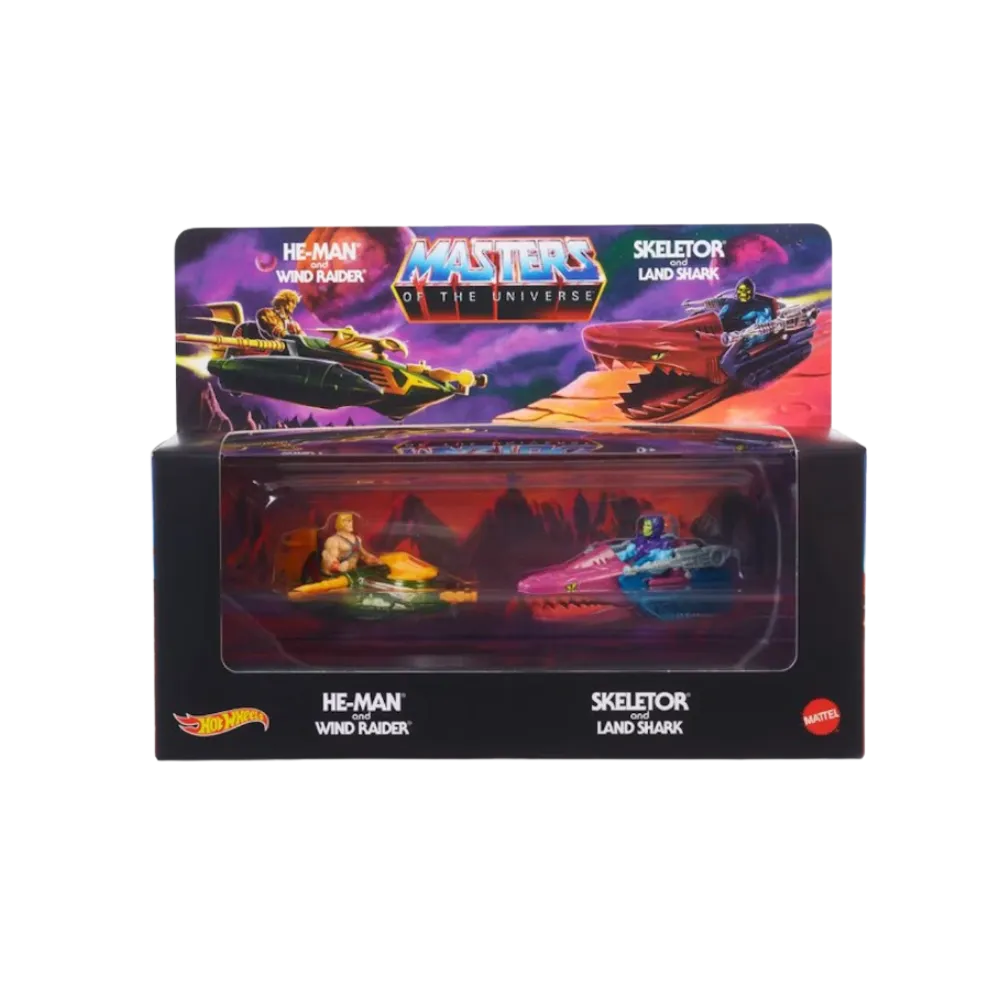 Hot Wheels Masters Of The Universe Wind Raider V.S. Land Shark Sdcc Exclusive