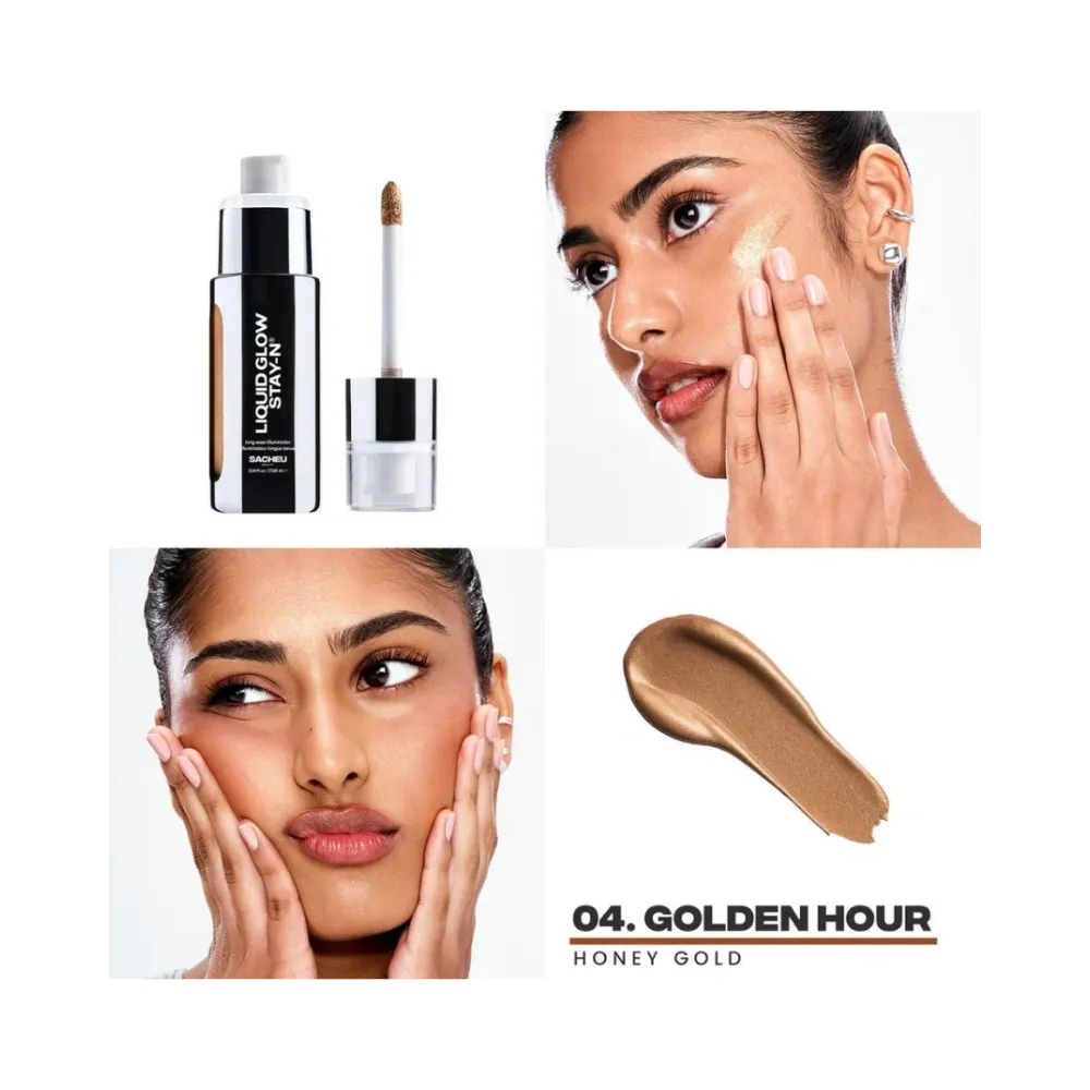 SACHEU Liquid Glow STAY-N All-Day Illuminator - Golden Hour