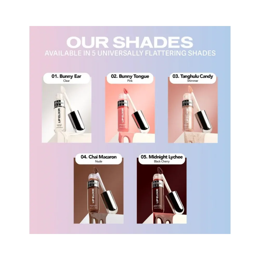 SACHEU Lip Glaze Elixir - Bunny Tongue